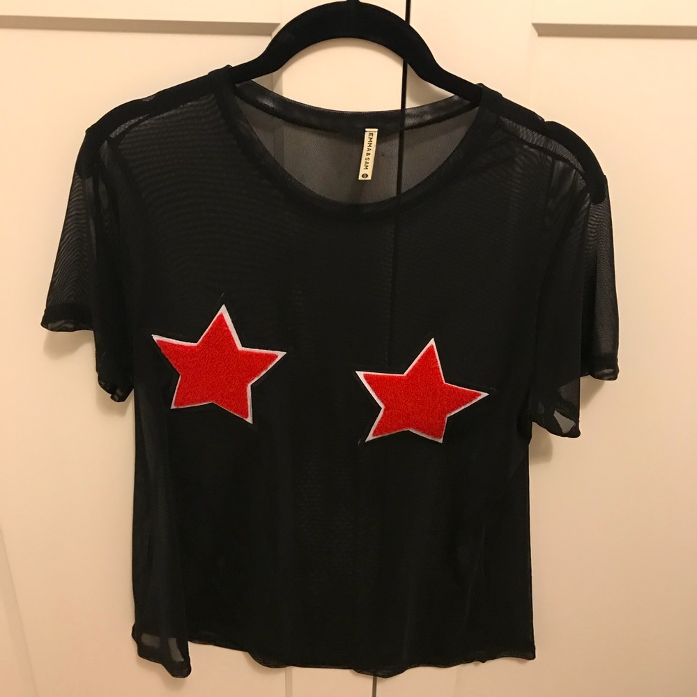 LF Mesh Star Tee